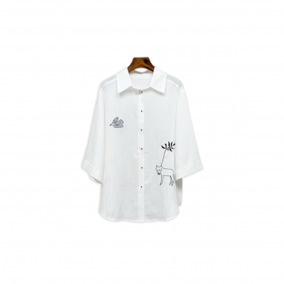 LOEWE THREE-QUARTER SLEEVE SHIRT